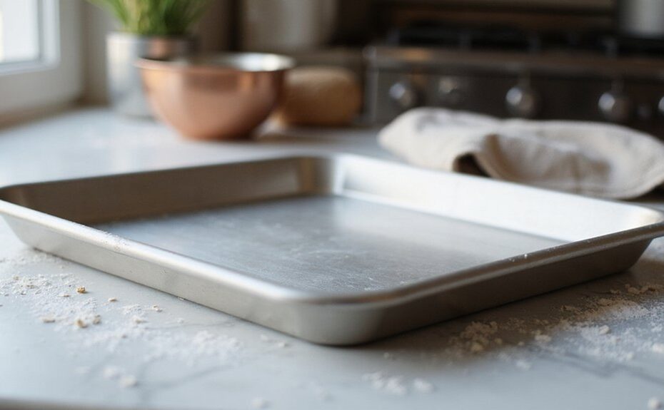 baking sheet with rims
