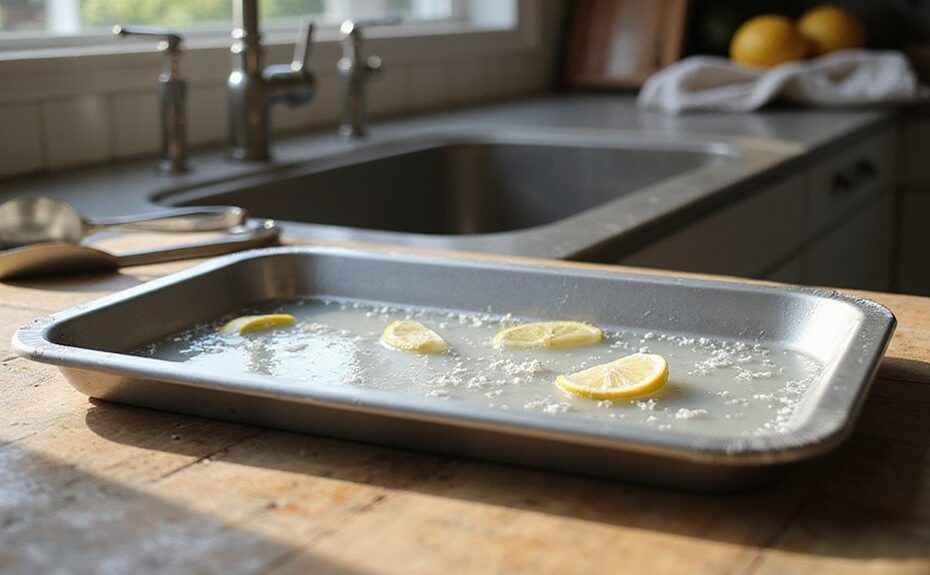 deep cleaning aluminum sheet