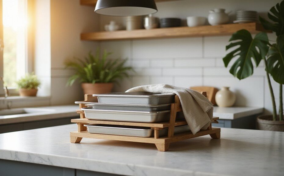 top baking pan rack organizers