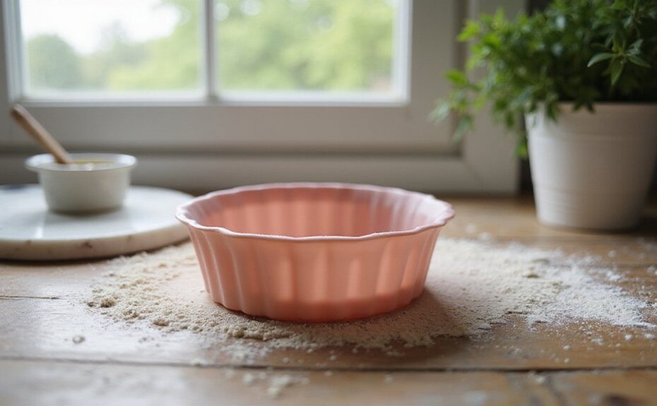 using silicone cake pans